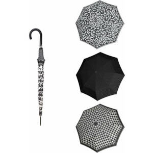 Doppler Flex AC Fiber BlackWhite Dámský holový deštník vzor 3 740765BW03