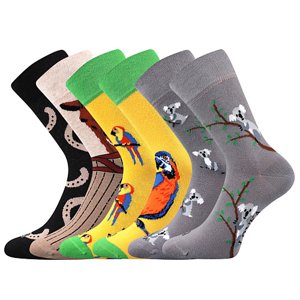 LONKA ponožky Doble mix mix H 3 pár 35-38 116170
