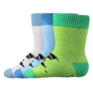 BOMA® ponožky Krteček froté mix A - kluk 3 pár 14-17 108959
