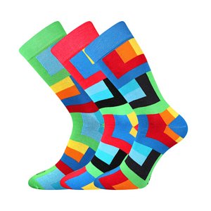 LONKA ponožky Wearel 013 mix 3 pár 39-42 113095