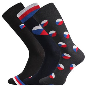 LONKA ponožky Wearel 016 mix 3 pár 39-42 114381