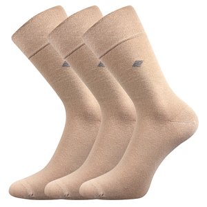 LONKA ponožky Diagon béžová 3 pár 39-42 115499