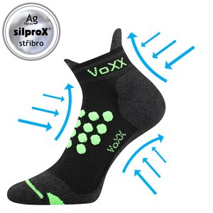 VOXX® kompresní ponožky Sprinter černá 1 pár 35-38 115664