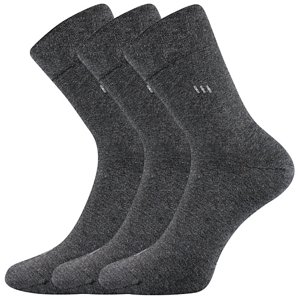 LONKA ponožky Dipool antracit melé 3 pár 39-42 115854