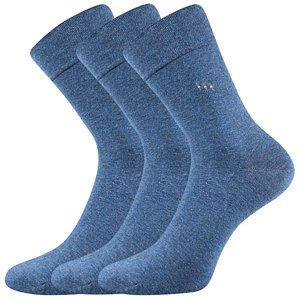 LONKA ponožky Dipool jeans melé 3 pár 39-42 115855