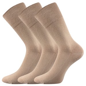 LONKA ponožky Diagram béžová 3 pár 35-38 115451