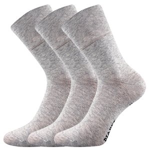 LONKA ponožky Diagram šedá melé 3 pár 35-38 115454