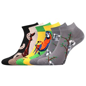 LONKA ponožky Dabl mix H 3 pár 39-42 116185