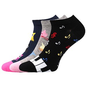 LONKA ponožky Dedon mix E 3 pár 35-38 116285