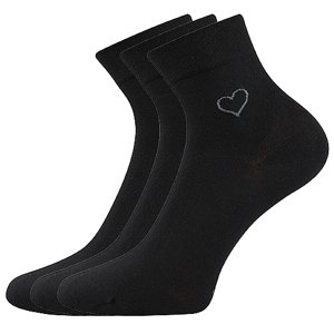 LONKA® ponožky Filiona černá 3 pár 35-38 116327