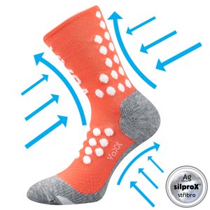VOXX kompresní ponožky Finish lososová 1 pár 35-38 116737