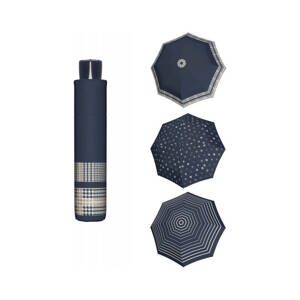 Doppler Mini Fiber TIMELESS Dámský skládací mechanický deštník vzor 1 726465NE01