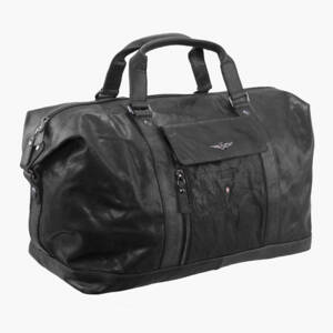 Cestovní taška Aeronautica Militare Vintage AM-306-01 černá 26 L