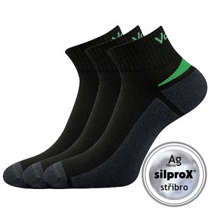 VOXX ponožky Aston silproX černá 3 pár 35-38 102270