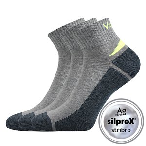 VOXX ponožky Aston silproX světle šedá 3 pár 35-38 102271
