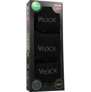 VOXX ponožky Caddy B 3pár černá 1 pack 35-38 117333