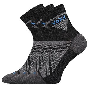 VOXX® ponožky Rexon 01 černá 3 pár 35-38 117297