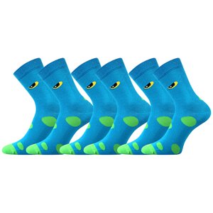 LONKA® ponožky Twidorik modrá 3 pár 30-34 117470