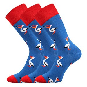 LONKA ponožky Twidor pelikáni 3 pár 39-42 117433