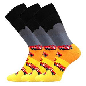 LONKA ponožky Twidor hasiči 3 pár 39-42 117436