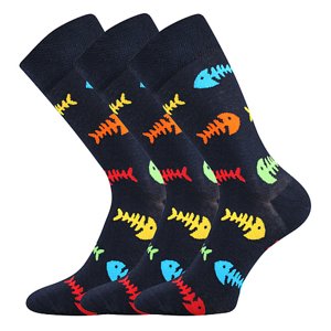 LONKA ponožky Twidor ryby 3 pár 39-42 117438