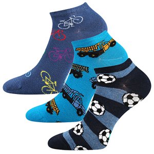 LONKA ponožky Dedonik mix A - kluk 3 pár 20-24 117493