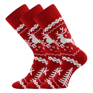 LONKA ponožky Twidor vánoce 3 pár 43-46 118062