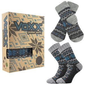 VOXX® ponožky Trondelag set antracit melé 1 ks 35-38 117560