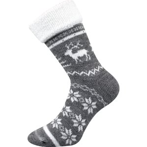 BOMA ponožky Norway šedá melé 1 pár 43-46 118272