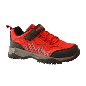 Navaho N7-509-25-02 Dětské softshellové boty červeno / černé 28