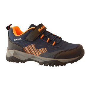 Navaho N7-509-27-02 Dětské softshellové boty modro / oranžové 29