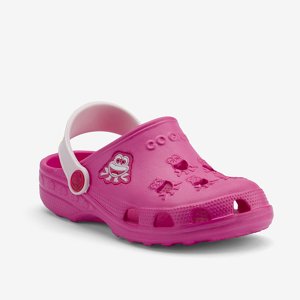 Coqui LITTLE FROG 8701 Dětské sandály Lt. fuchsia/Pale pink 20-21