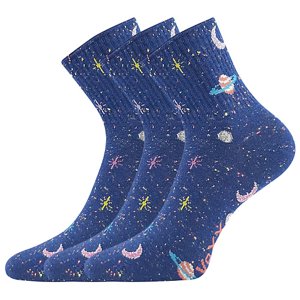 VOXX® ponožky Agapi vesmír 3 pár 35-38 118732
