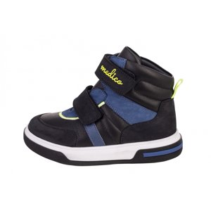 Medico EX-5002/M4 Dětské kotníkové boty černo / modré 27