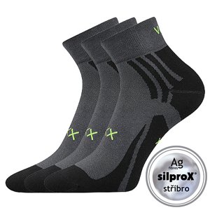 VOXX® ponožky Abra tm.šedá 3 pár 35-38 112274