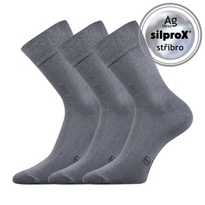 LONKA ponožky Dasilver sv.šedá 3 pár 47-50 111656