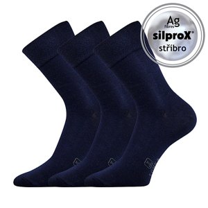 LONKA ponožky Dasilver tm.modrá 3 pár 47-50 111657
