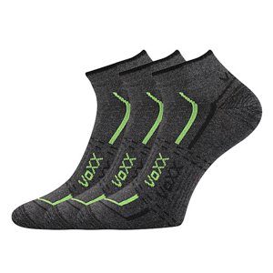 VOXX ponožky Rex 11 tm.šedá melé 3 pár 47-50 113591