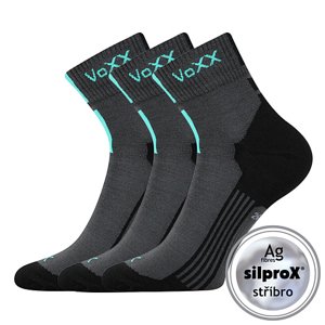 VOXX ponožky Mostan silproX tm.šedá 3 pár 35-38 110683