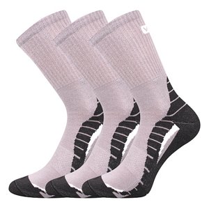 VOXX ponožky Trim sv.šedá 3 pár 35-38 105879