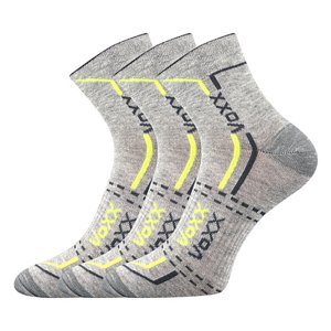 VOXX® ponožky Franz 03 sv.šedá melé 3 pár 35-38 113596
