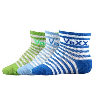 VOXX® ponožky Fredíček pruh kluk 3 pár 11-13 112648