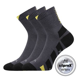 VOXX® ponožky Gastl tm.šedá 3 pár 43-46 112299
