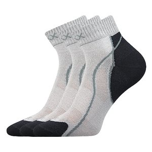 VOXX ponožky Grand sv.šedá 3 pár 35-38 110996