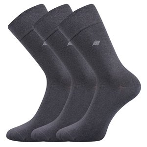 LONKA ponožky Diagon tm.šedá 3 pár 43-46 115506
