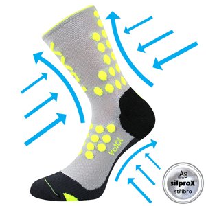 VOXX kompresní ponožky Finish sv.šedá 1 pár 35-38 116733