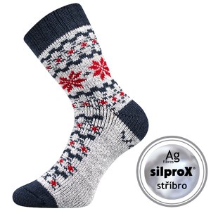 VOXX® ponožky Trondelag sv.šedá melé 1 pár 35-38 117184