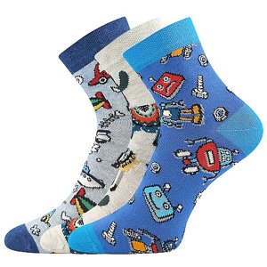 LONKA ponožky Dedotik mix C - kluk 3 pár 25-29 118707