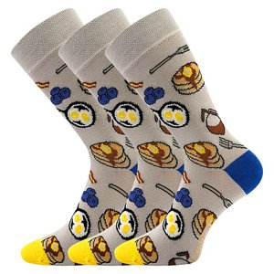 LONKA ponožky Woodoo 23/snídaně 3 pár 35-38 117718