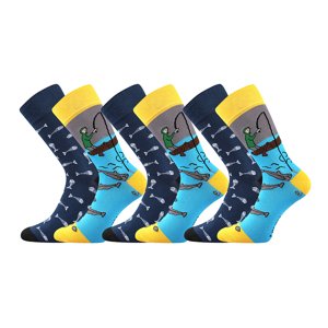 LONKA ponožky Doble Sólo 03/rybář 3 pár 43-46 117623